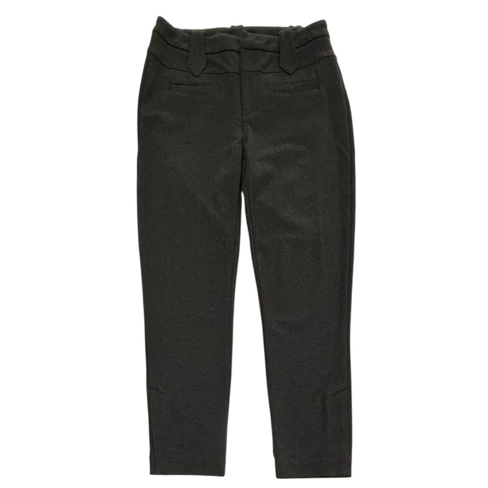 Cabi Barrister Trouser 4317 Womens Size 6 Charcoal Gray Ponte Pants W508